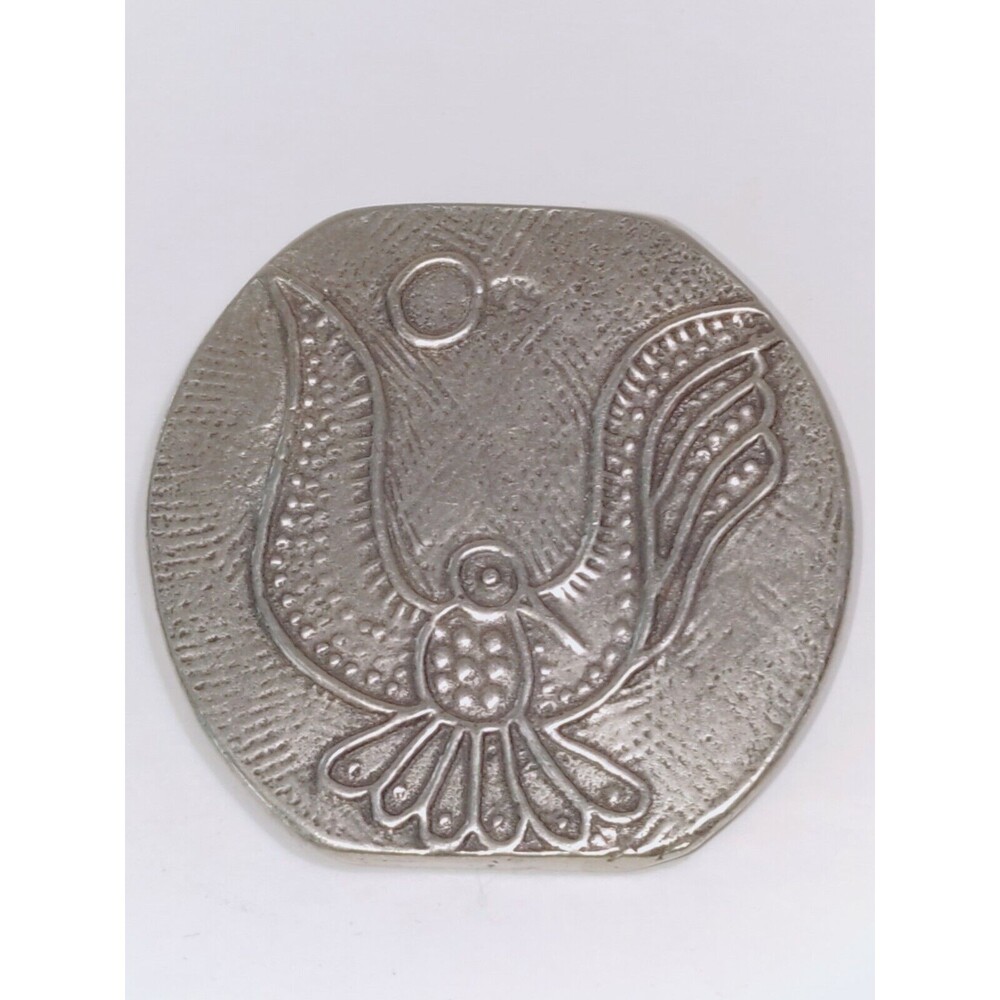 Pewter Thunderbird Vintage Mirror